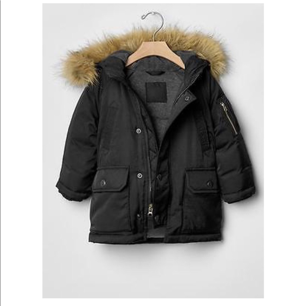Gap warmest snorkel parka sz 4yr